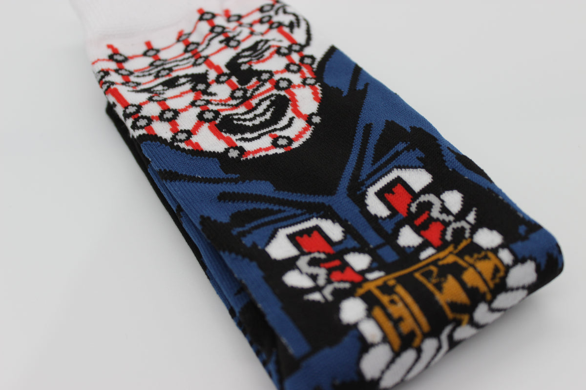 Pinhead horror socks