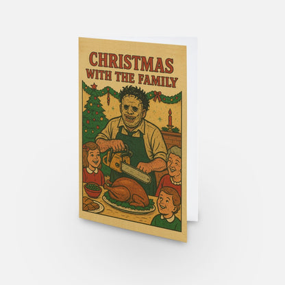 Chainsaw Massacre Leatherface Christmas Card
