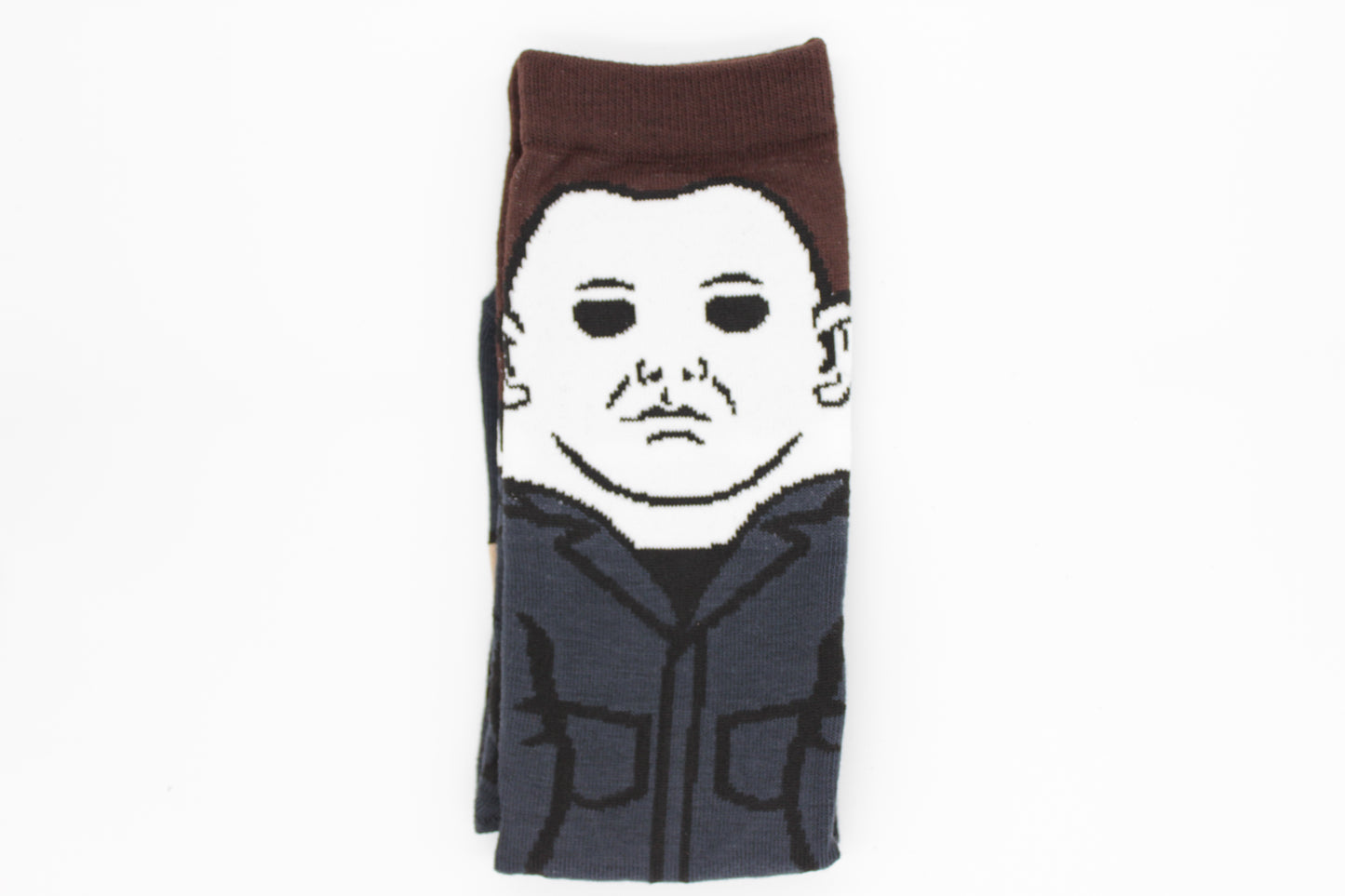 A pair of John Carpenter's Halloween 1978 Michael Myers socks from Horrorfier.co.uk