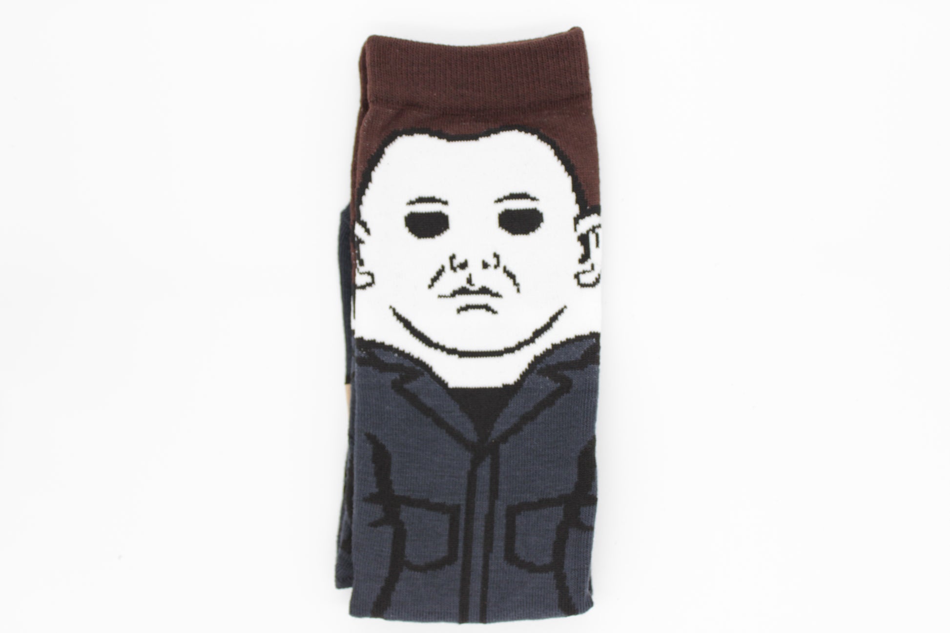 A pair of John Carpenter's Halloween 1978 Michael Myers socks from Horrorfier.co.uk
