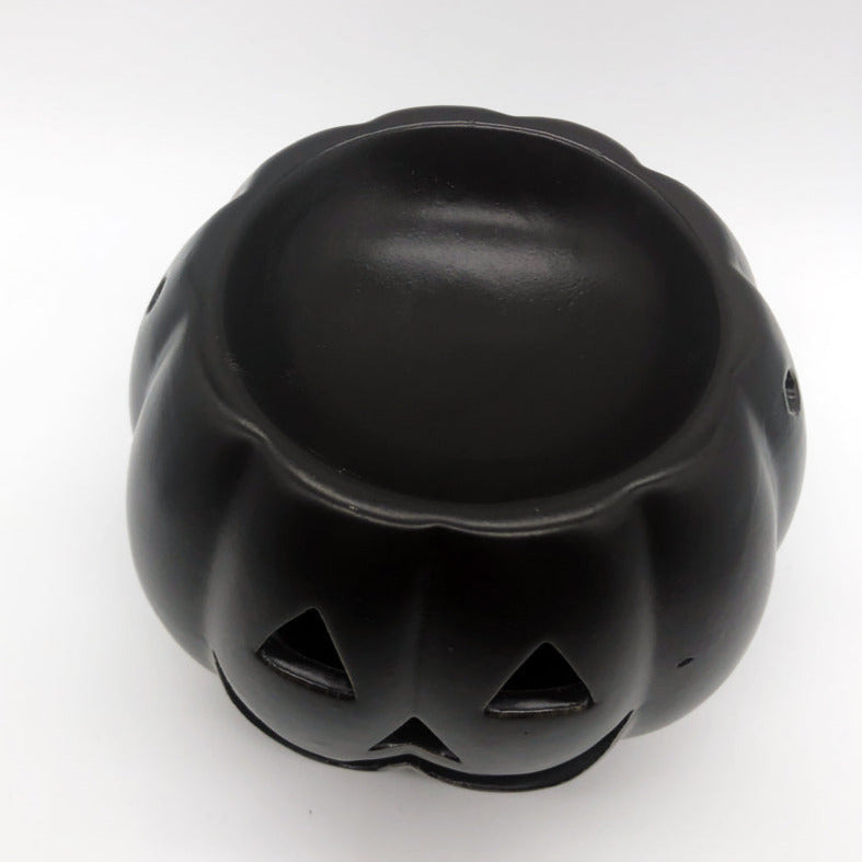 Black Pumpkin Wax Burner top view