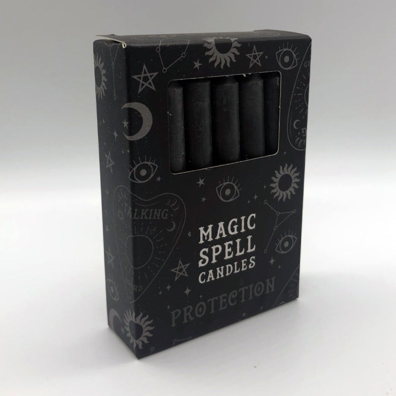 Magic Spell Candles - Black - Protection
