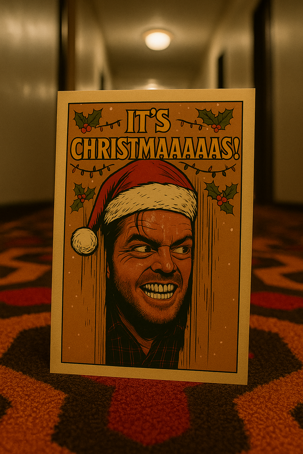 The Shining Jack Torrance Christmas Card