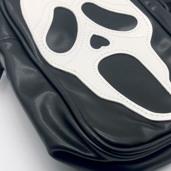 Video of Scream Mask Ghostface shoulder bag by Horrorfier