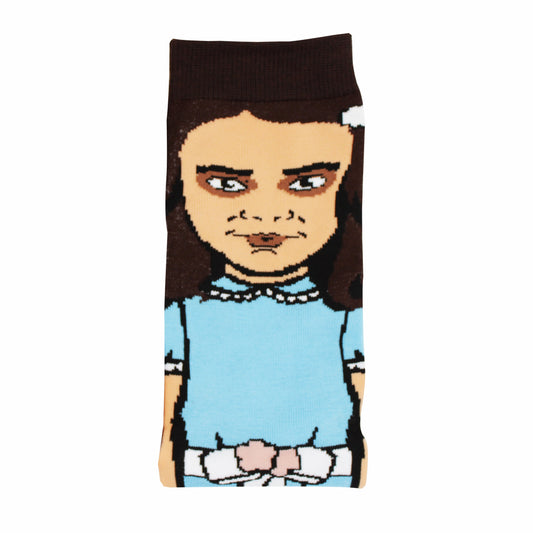 The twins from the Overlook Hotel socks from The Shining.