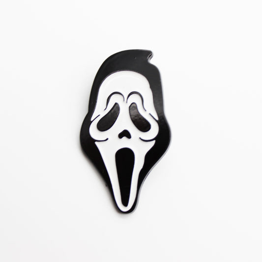 Scream Ghostface pin badge.